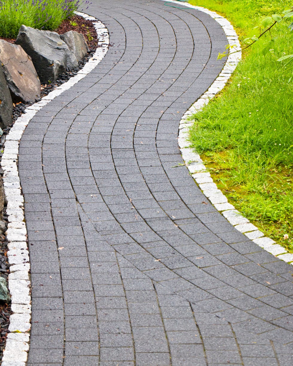 nice paved garden path